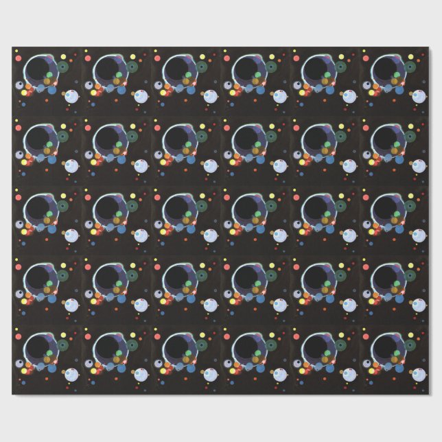 Papel De Presente Kandinsky - Several Circles (Aberto)