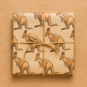 Papel De Presente Kangaroo