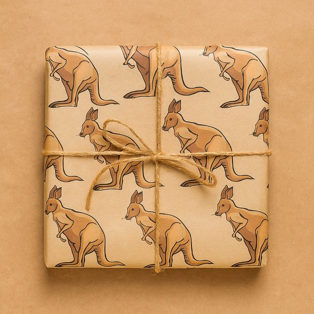 Papel De Presente Kangaroo (Criador carregado)