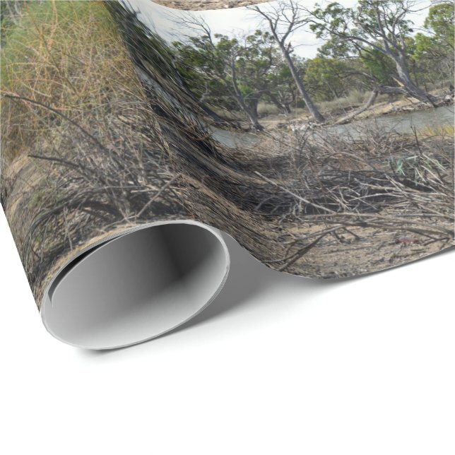 Papel De Presente Kangaroo, Enquanto Isso, No Billabong, (Ponta do rolo)