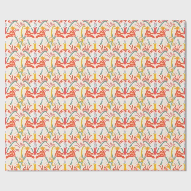 Papel De Presente Kangaroo Paw  Wrapping Paper (Aberto)