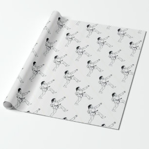 Papel De Presente Karaté Womyn