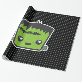 Papel De Presente Kawaii Frankenstein Gift Wrap