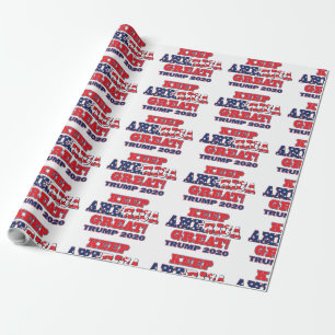 Papel De Presente Keep America Excelente Trump 2020