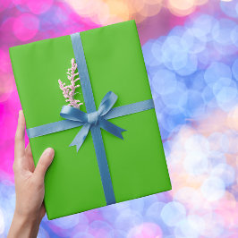 Papel De Presente Kelly Green Solid Color
