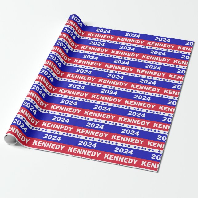 Papel De Presente Kennedy 2024 (Desenrolado)