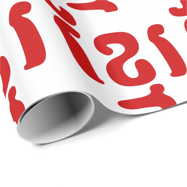 PAPEL DE PRESENTE KHMER ខ្ មែ រ (Ponta do rolo)