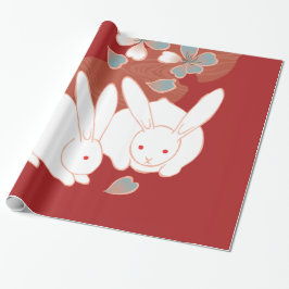 Papel De Presente Kimono Cute Rabbits Belas Artes
