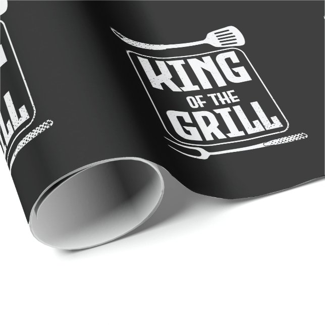 Papel De Presente King of the GRILL (Ponta do rolo)