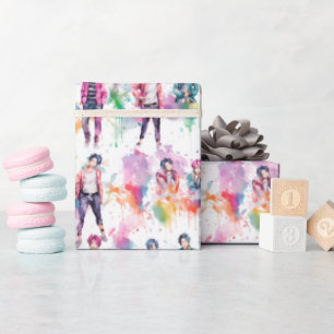 Papel De Presente Kpop Idols -