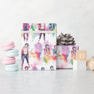 Papel De Presente Kpop Idols -