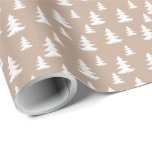 Papel De Presente Kraft Winter White Christmas Elegant Wrapap<br><div class="desc">Este papel de embrulho de na moda apresenta um lindo e elegante design de Natal branco sobre um fundo cor de Kraft castanho. Um embrulho de presente moderno e espantoso para vos dar aquela aparência tradicional de feriado. Decorem, embrulhem e adorem seus presentes este ano com charme de natal rústico....</div>