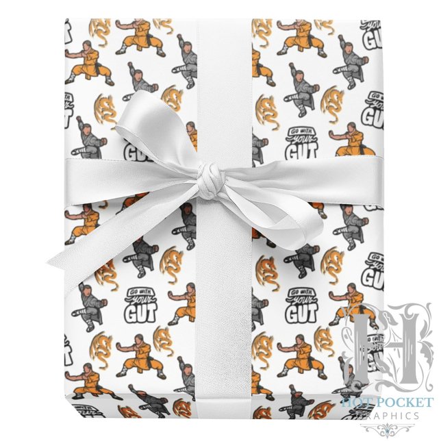 Papel De Presente Kung Fu Wrapping Paper (Criador carregado)