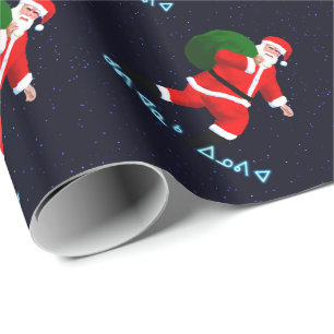 Papel De Presente Kuvianak Innovia - Papai Noel
