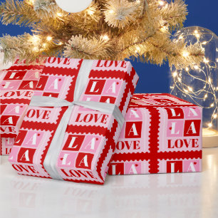 Papel De Presente La La Love Dia dos Namorados