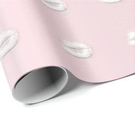 Papel De Presente Lábios Brancos Rosa Rosa-Rosa Cinza de Graduação c