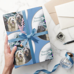 Papel De Presente Labradoodle Christmas