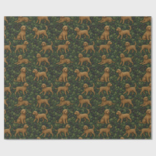 Papel De Presente Labradoodle e Blackberry Wrappaper