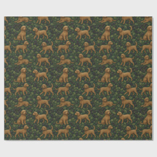 Papel De Presente Labradoodle e Blackberry Wrappaper
