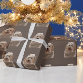 Papel De Presente Labradoodle Goldendoodle Poodle Dog Pet