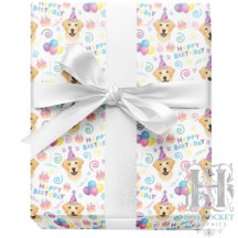 Labrador Retriever Birthday Wrappaper