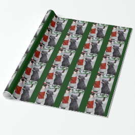 Papel De Presente Labrador Retriever Christmas