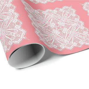 Papel De Presente Lace com