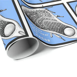 Papel De Presente Lacrosse Birthday Gift