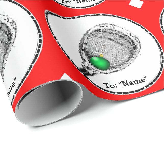 Papel De Presente Lacrosse Goalie Gift (Ponta do rolo)