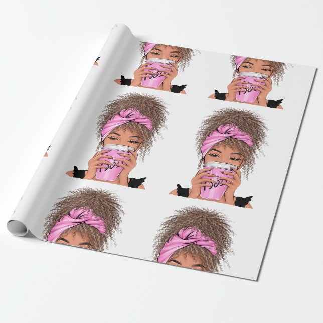 Papel De Presente Lady Boss Life, Chefe Babe Mulher (Desenrolado)