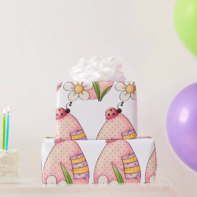 Papel De Presente Lady Bug Easter Egg (Criador carregado)
