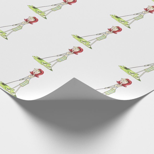 Papel De Presente Lady Golfer (Ponta)