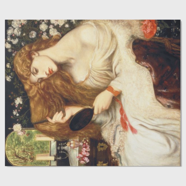 Papel De Presente Lady Lilith (Beleza Impressionante com Cabelo Verm (Aberto)