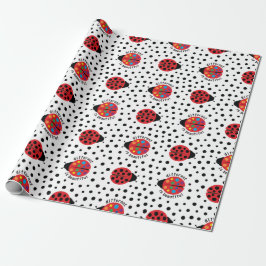 Papel De Presente Ladybug Autismo Diferente É Beleza Diversidade