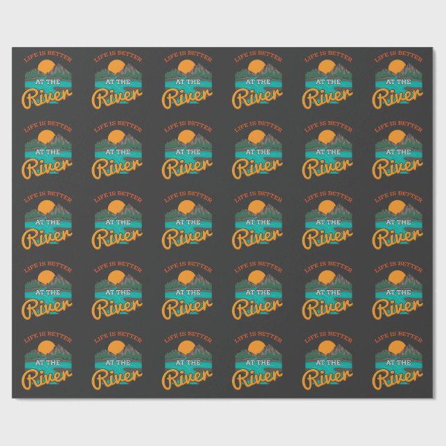 Papel De Presente Lago - A Vida É Melhor No Rio (Aberto)