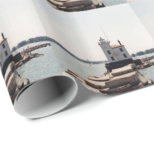 Papel De Presente Lago Erie Lighthouse