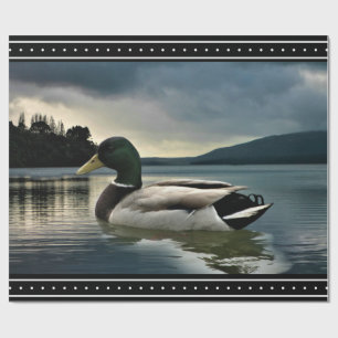 Papel De Presente Lago Mallard Duck