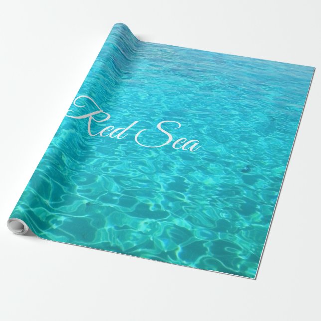Papel De Presente Laguna Azure no mar Vermelho (Desenrolado)