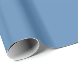 Papel De Presente LAKE BLUE (cor sólida) ~