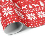 Papel De Presente Lakeland Terrier Dog Silhouettes Natal Férias<br><div class="desc">Ferimento de Natal de Lakeland Terrier. Padrão do estilo da camisola de Natal vermelho e branco com silhuetas Lakie. Brilhar o feriado de alguém com um presente especial embrulhado neste papel de embrulho moldado de Lakeland Terriers. Veja o Doodle World de Jenn para um presente de Natal ainda mais festivo...</div>