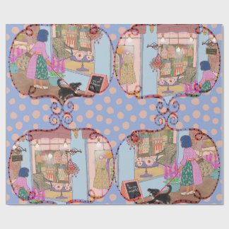 Papel De Presente LALATOWN Shopping Day Wrapping Paper 1