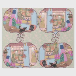 Papel De Presente LALATOWN Shopping Day Wrapping Paper 2