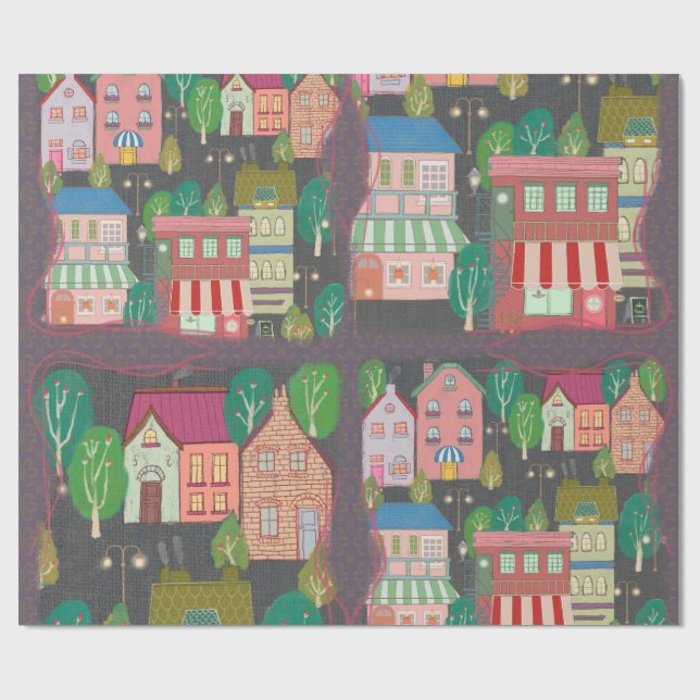 Papel De Presente LALATOWN Sweet Dream Wrapping Paper 1 (Aberto)