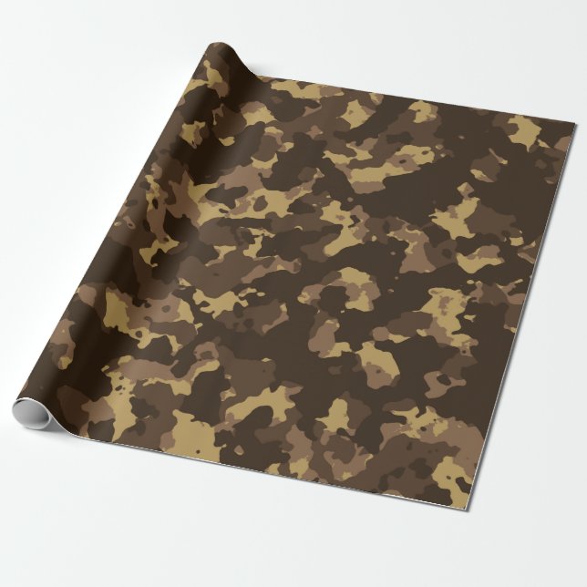Papel De Presente Lama Camo (Desenrolado)