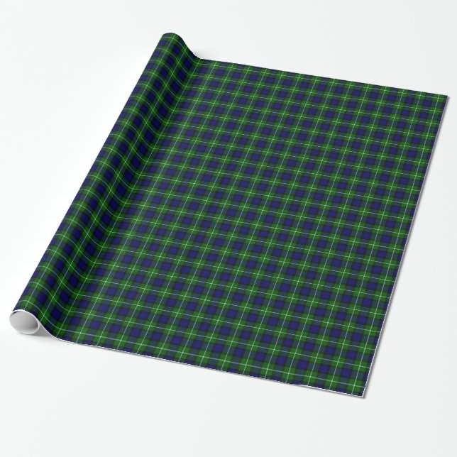 Papel De Presente Lamont Tartan (Desenrolado)