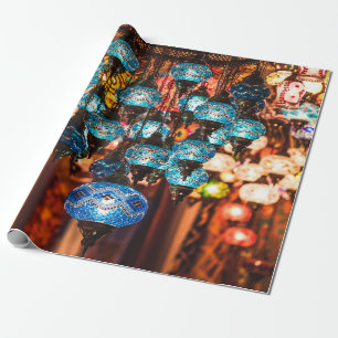 Papel De Presente Lâmpadas turcas tradicionais feitas à mão em so