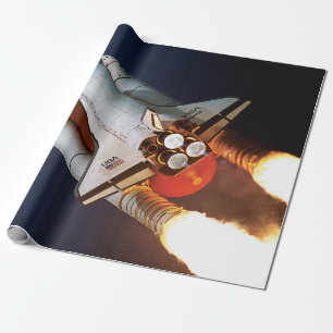 Papel De Presente Lançamento do Ônibus Espacial da NASA Atlantis STS