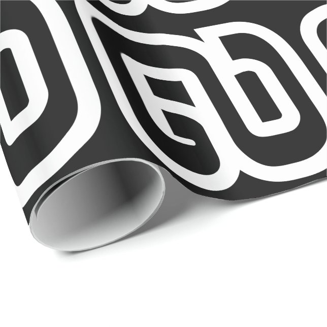 Papel De Presente Laos / Laos Número Nove / 9 / ໙ (Kao/Gao) Laos (Ponta do rolo)