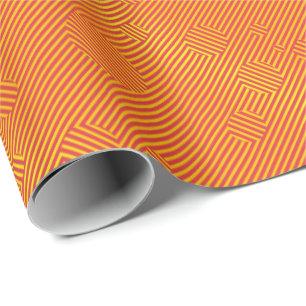 Papel De Presente Laranja de Carnaby