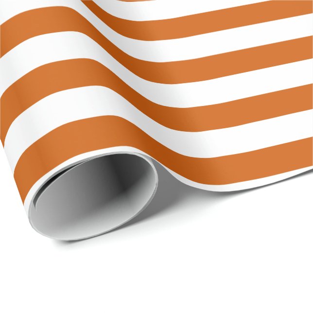 Papel De Presente Laranja-Design com Frio (Ponta do rolo)
